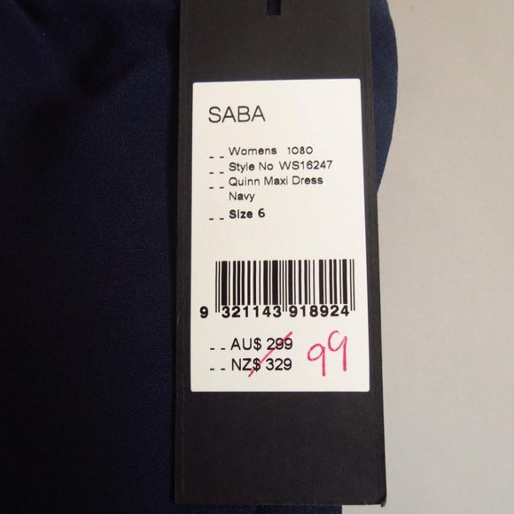 SABA - ISABELLE QUINN - dress - size 6 - new with tags - Picture 4 of 5